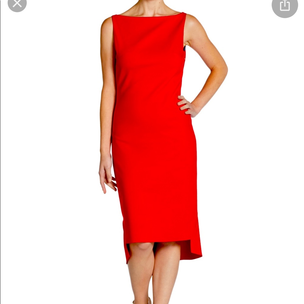 Elie Tahari - Leah Draped Back Dress